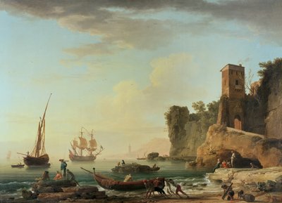 El puerto de Génova de Claude Joseph Vernet
